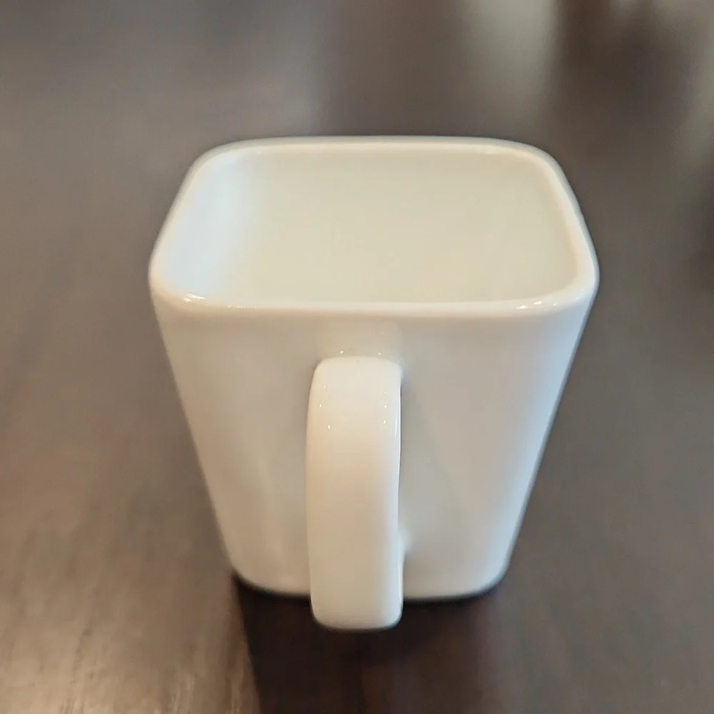 Crate&Barrel Espresso Cup, white square